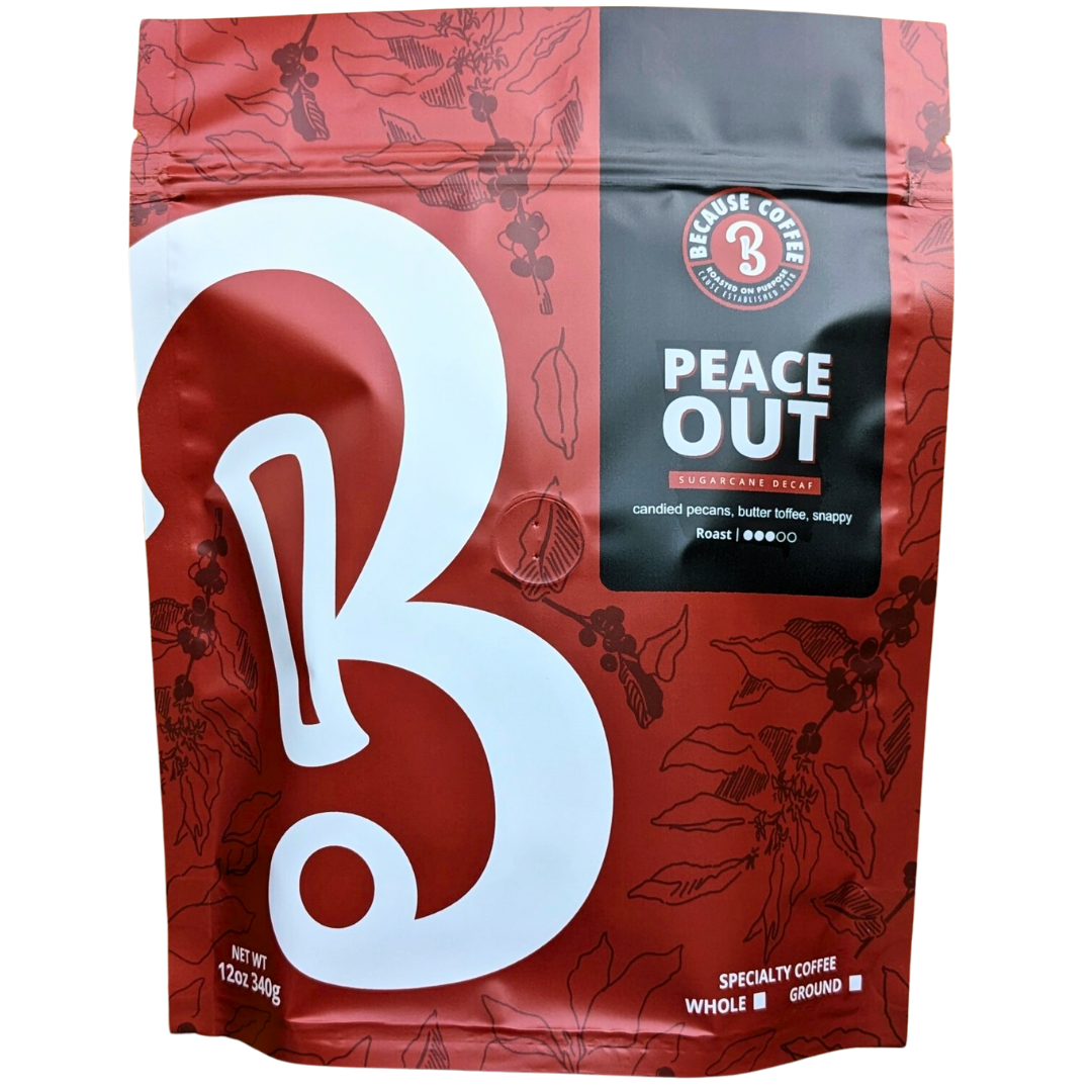 Peace Out Sugarcane Decaf