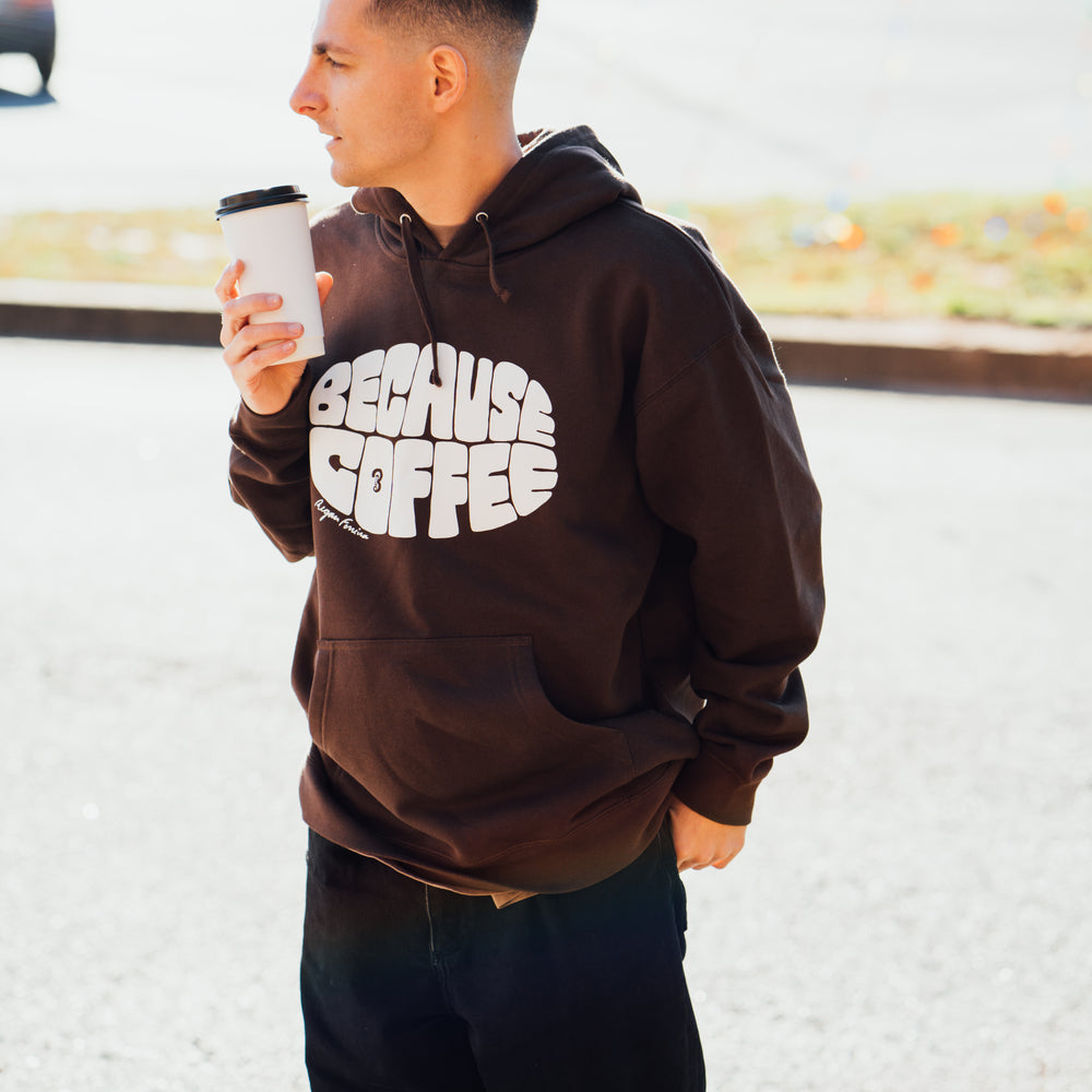 Because Coffee Bean Logo Hoodie